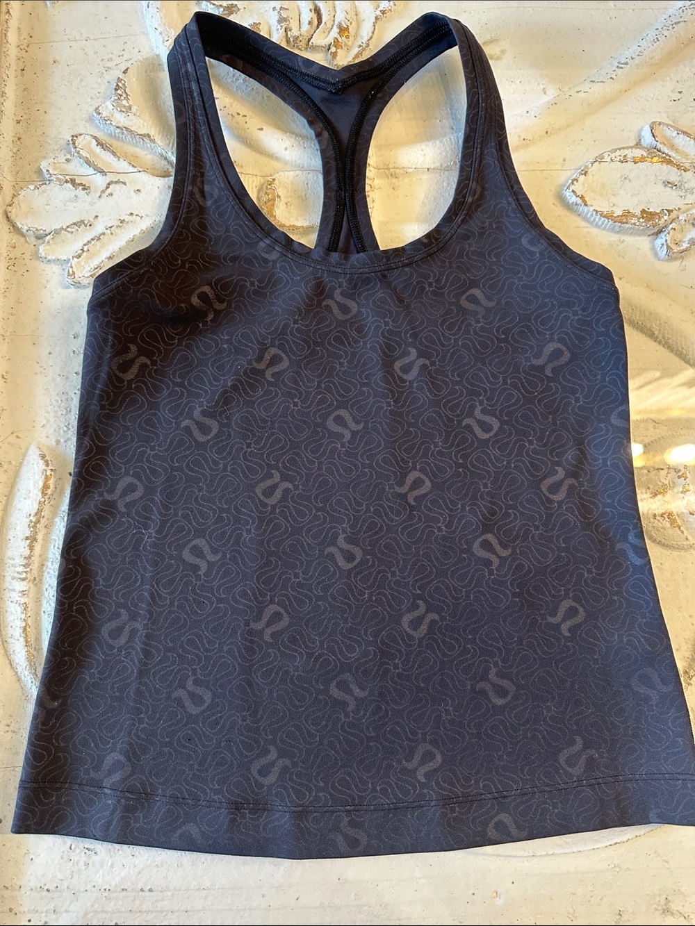 Lululemon athletica Black limited edition Patterned Racerback Tank-4